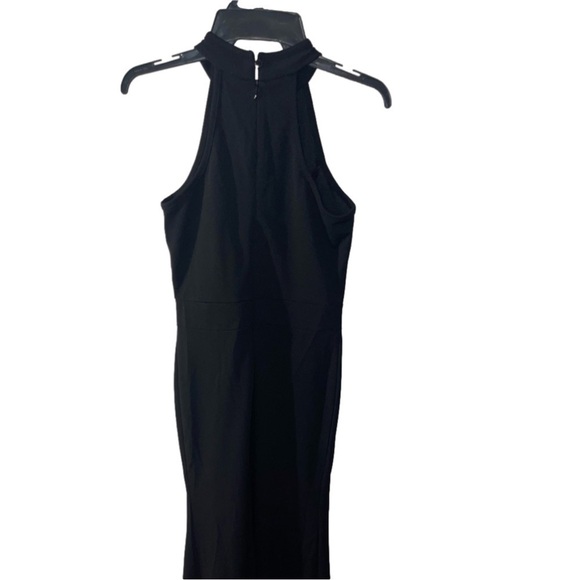 Woosea Asymmetrical Mock Neck Long Dress - Picture 2 of 5